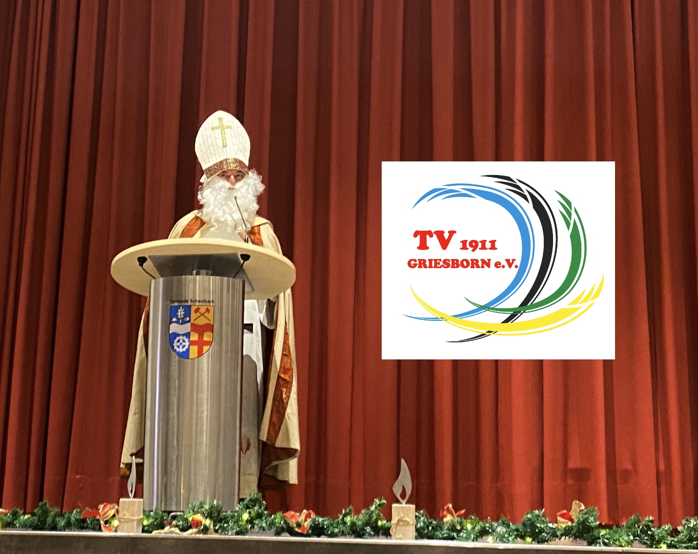 Nikolaus mit Logo